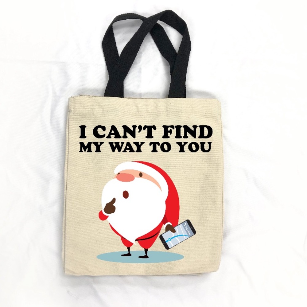 Personalized Santa Tote Bags - Picture 5 of 10